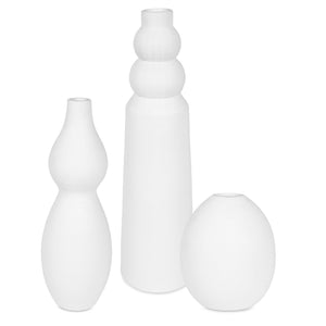 Forma - Ceramic Vases (Set of 3) - White