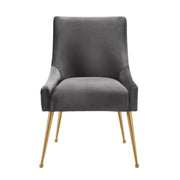 Beatrix - Pleated Velvet Side Chair - R&R Furniture Gallery (Fountain Valley, CA)
