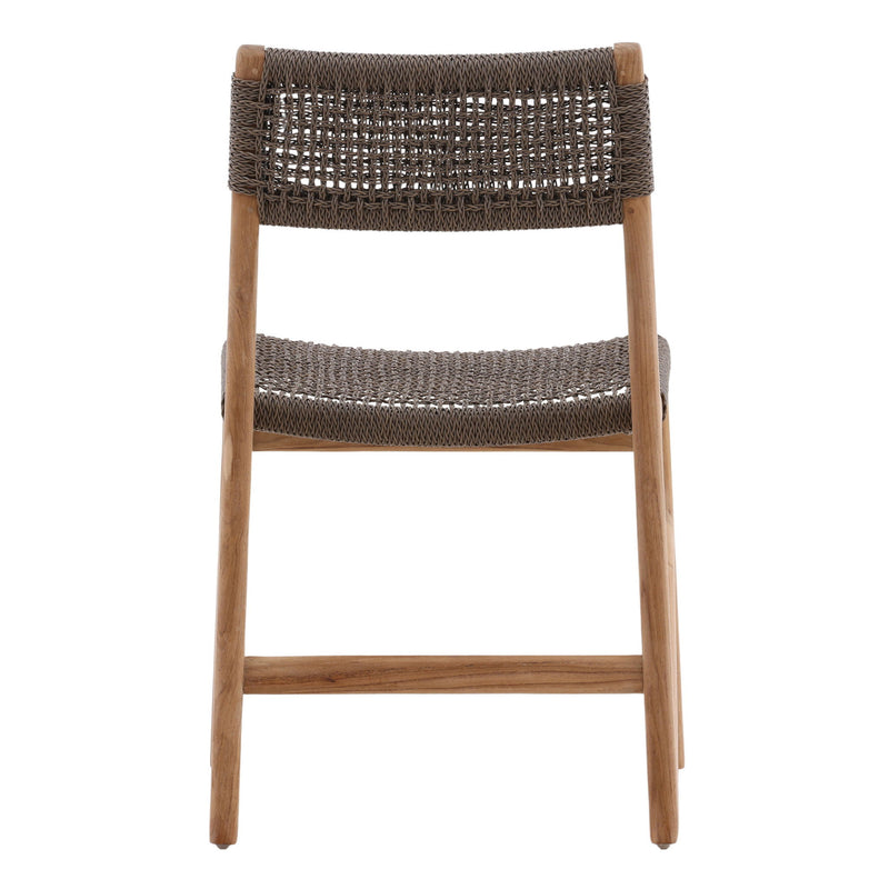 Ysidro - Outdoor Dining Chair - Gray And Natural