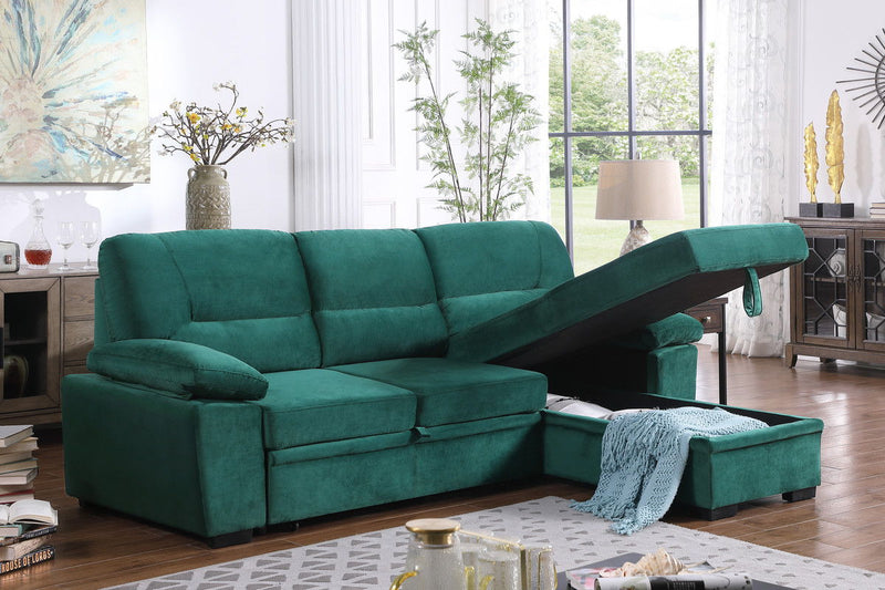 Kipling - Reversible Sleeper Sectional Sofa Chaise - R&R Furniture Gallery (Fountain Valley, CA)
