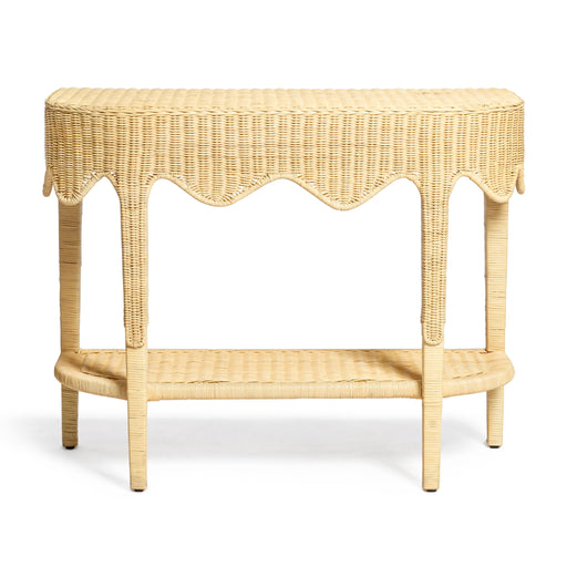 Sally - Rattan Console Table - Natural - R&R Furniture Gallery (Fountain Valley, CA)