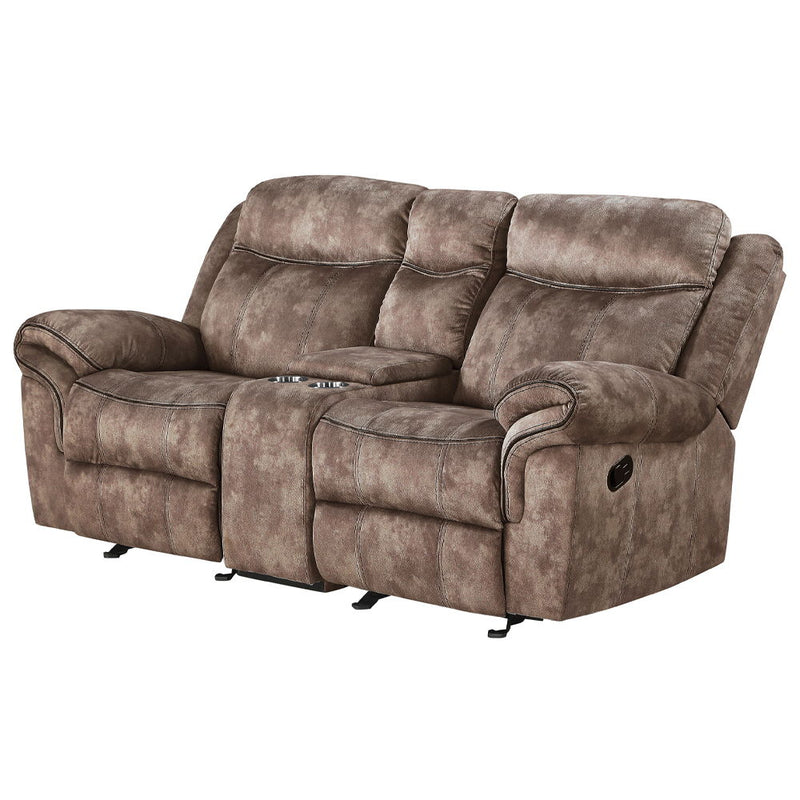Zubaida - Loveseat w/USB Dock & Console (Glider & Motion) - R&R Furniture Gallery (Fountain Valley, CA)