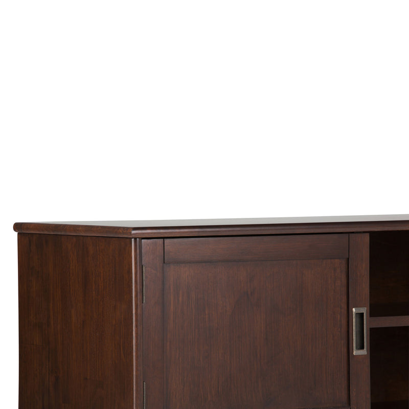 Draper - Handcrafted Mid Century Low TV Media Stand - R&R Furniture Gallery (Fountain Valley, CA)