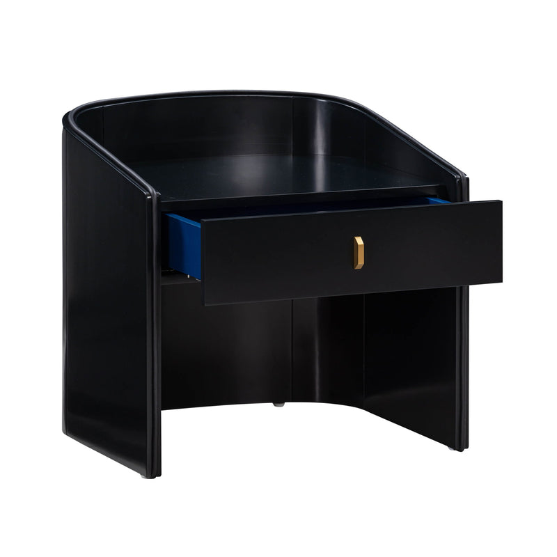 Collins - Lacquer Nightstand - R&R Furniture Gallery (Fountain Valley, CA)