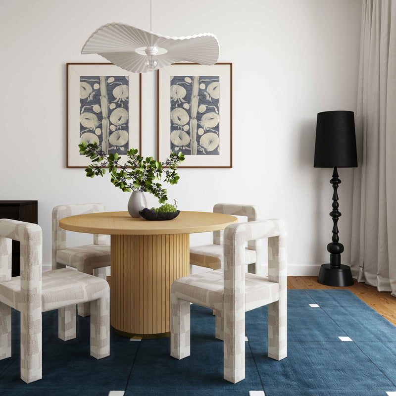 Hazel - Boucle Dining Chair - R&R Furniture Gallery (Fountain Valley, CA)