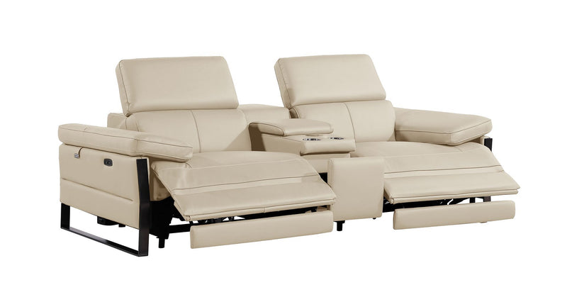 1246 - Modular Power Dual Reclining Sofa, Console Loveseat, And Chair Set With Power Headrests