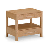 Brandyss - Birdseye Maple 2-Drawer Nightstand - Light Brown - R&R Furniture Gallery (Fountain Valley, CA)
