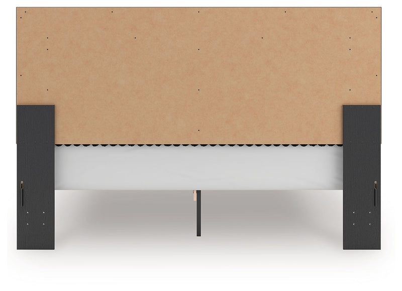 Zuraleus - Upholstered Panel Platform Bed With Roll Slats - R&R Furniture Gallery (Fountain Valley, CA)