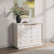 Classic Home Marvin buffet with wooden finish, featuring multiple storage compartments and sleek design for modern dining rooms.