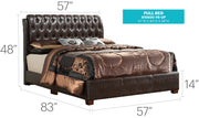 Tufted Upholstered Bed - R&R Furniture Gallery (Fountain Valley, CA)