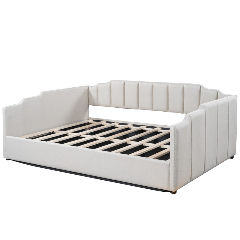 Modern Upholstered Daybed With Underneath Storage - R&R Furniture Gallery (Fountain Valley, CA)