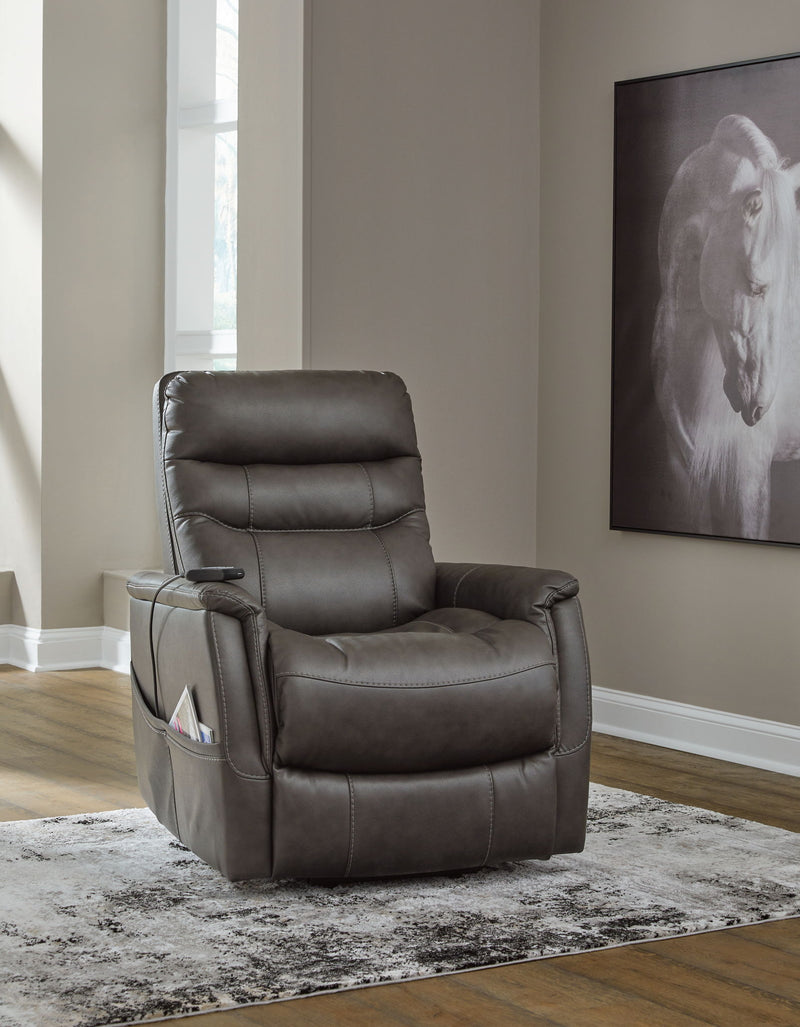 Strawbill - Power Lift Recliner - R&R Furniture Gallery (Fountain Valley, CA)