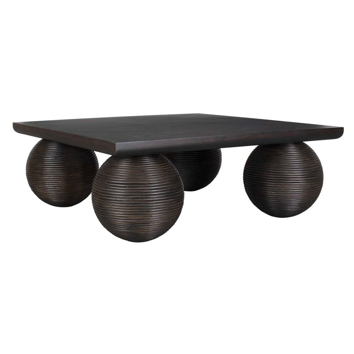 Kasson - Sphere Leg Coffee Table - Black