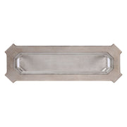 Northville - Sofa Table - Clear Glass & Antique Silver - R&R Furniture Gallery (Fountain Valley, CA)