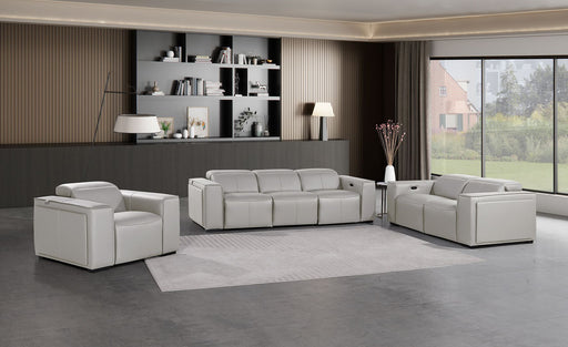 1224 - 6-Piece Modular Power Reclining Sofa, Loveseat & Chair Set In With 6 Power Recliners & Power Headrests - R&R Furniture Gallery (Fountain Valley, CA)