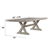 Rocky - Dining Table - Gray Oak - R&R Furniture Gallery (Fountain Valley, CA)