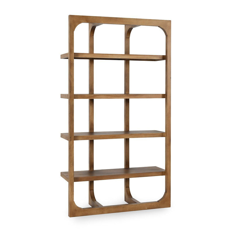 Gordon - Solid Wood Bookcase - Natural - R&R Furniture Gallery (Fountain Valley, CA)