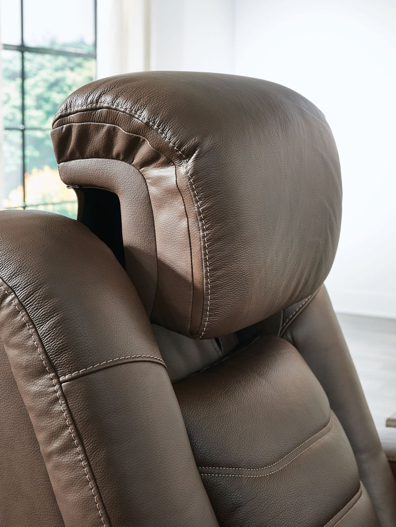High Impact - Power Recliner / Adj Headrest - Tobacco - R&R Furniture Gallery (Fountain Valley, CA)
