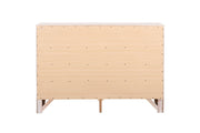 Glory Furniture Marilla dresser with sleek wood finish and multiple drawers, modern storage solution for bedroom organization.