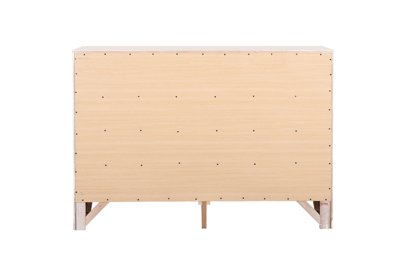 Glory Furniture Marilla dresser with sleek wood finish and multiple drawers, modern storage solution for bedroom organization.