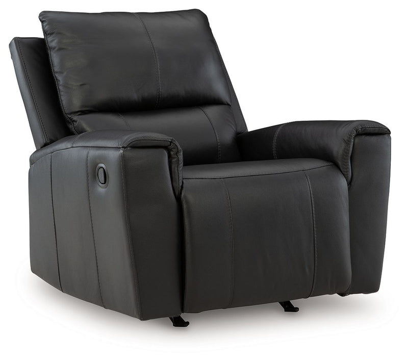 Glossmore - Rocker Recliner - Black - R&R Furniture Gallery (Fountain Valley, CA)