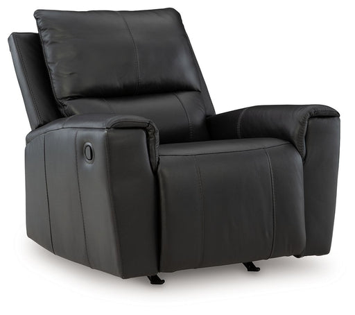Glossmore - Rocker Recliner - Black - R&R Furniture Gallery (Fountain Valley, CA)