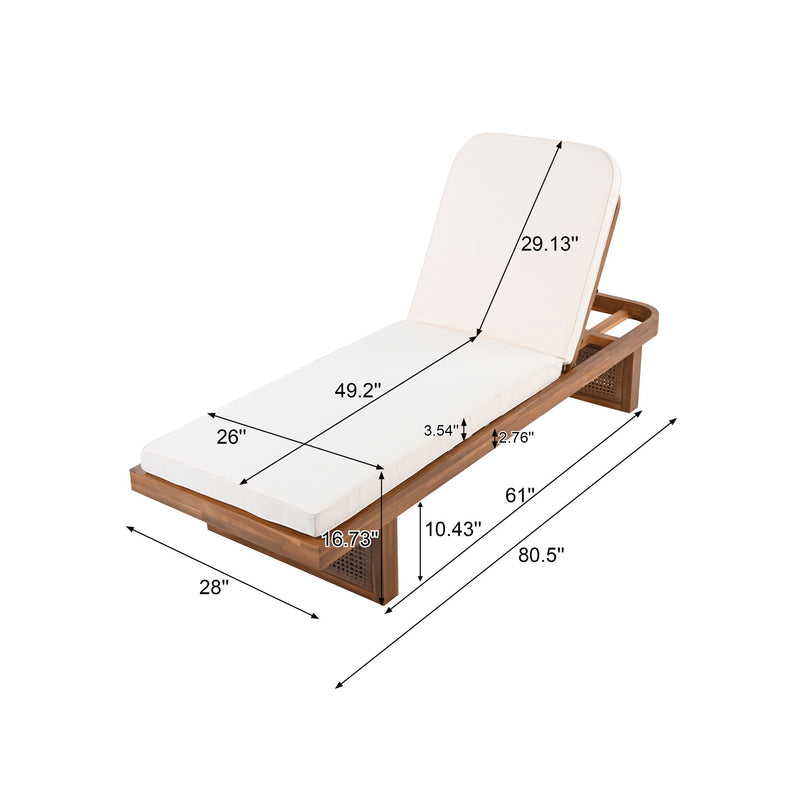 Outdoor Lounge Chair With Frame - R&R Furniture Gallery (Fountain Valley, CA)