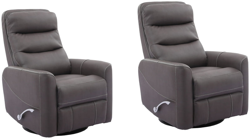 Hercules - Swivel Glider Recliner (Set of 2) - R&R Furniture Gallery (Fountain Valley, CA)