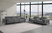 1246 - Modular Power Triple Reclining Sofa And Console Loveseat Set With Power Headrests - R&R Furniture Gallery (Fountain Valley, CA)