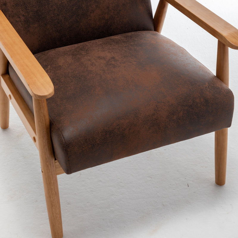 Wide Arm Chair - Brown - R&R Furniture Gallery (Fountain Valley, CA)