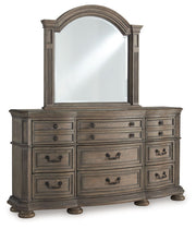Ardenfield - Dresser And Mirror - Light Brown - R&R Furniture Gallery (Fountain Valley, CA)