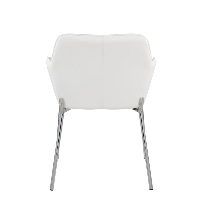 Lumi Source Daniella contemporary dining chair set of 2 with modern design and sleek wood finish, ideal for stylish dining rooms.