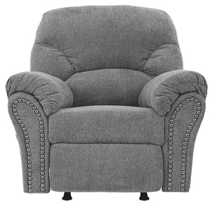 Allmaxx - Rocker Recliner - Pewter - R&R Furniture Gallery (Fountain Valley, CA)
