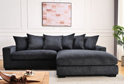 Luxe - Oversized 2 Piece Sectional Couches For Living Room, L Shaped Sofa With Chaise - R&R Furniture Gallery (Fountain Valley, CA)