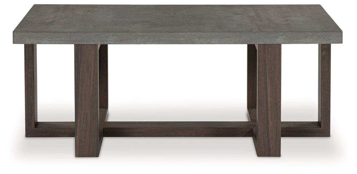 Dynnford - Occasional Table Set (Set of 3) - Gray / Brown - R&R Furniture Gallery (Fountain Valley, CA)