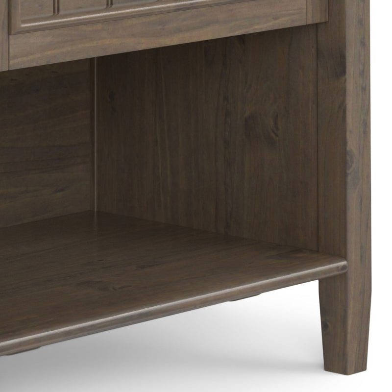 Lev - Bedside Table - Smoky Brown - R&R Furniture Gallery (Fountain Valley, CA)