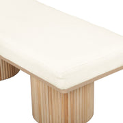 Sagano - Bench - Natural / White - R&R Furniture Gallery (Fountain Valley, CA)