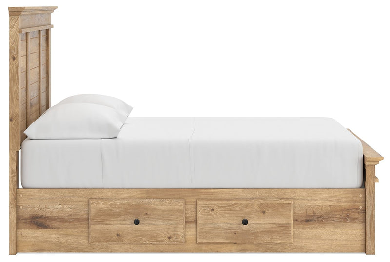 Makidern - Panel Storage Bed With Under Bed Storage Unit - R&R Furniture Gallery (Fountain Valley, CA)