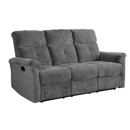 Treyton - Motion Sofa - Gray Chenille - R&R Furniture Gallery (Fountain Valley, CA)