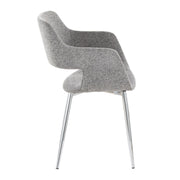 Lumi Source Margarite contemporary dining chair set of 2 with sleek modern design and comfortable upholstered seats.