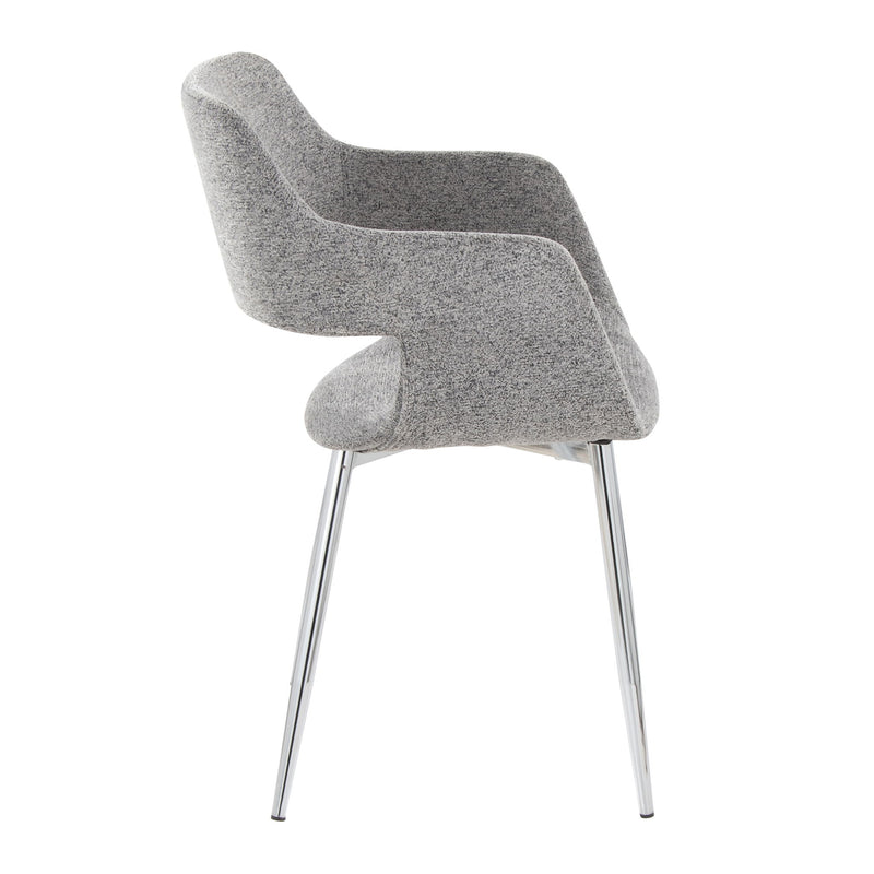Lumi Source Margarite contemporary dining chair set of 2 with sleek modern design and comfortable upholstered seats.