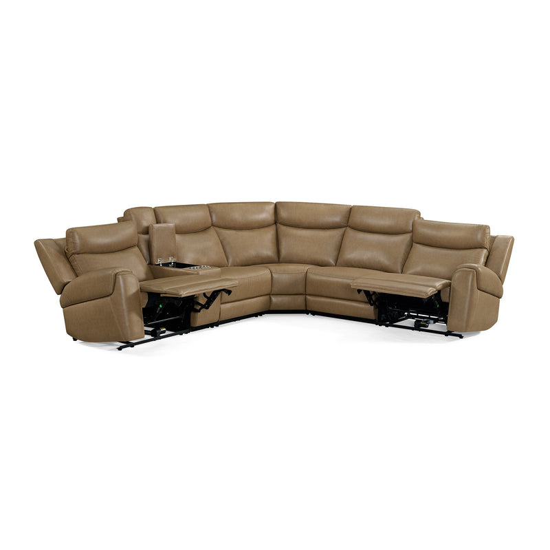 Momentum - Modular Power Reclining Sectional With Power Adjustable Headrests - R&R Furniture Gallery (Fountain Valley, CA)