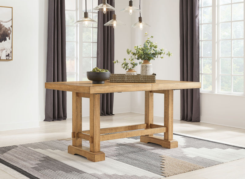 Havonplane - Rectangular Dining Room Counter Extension Table - Brown - R&R Furniture Gallery (Fountain Valley, CA)