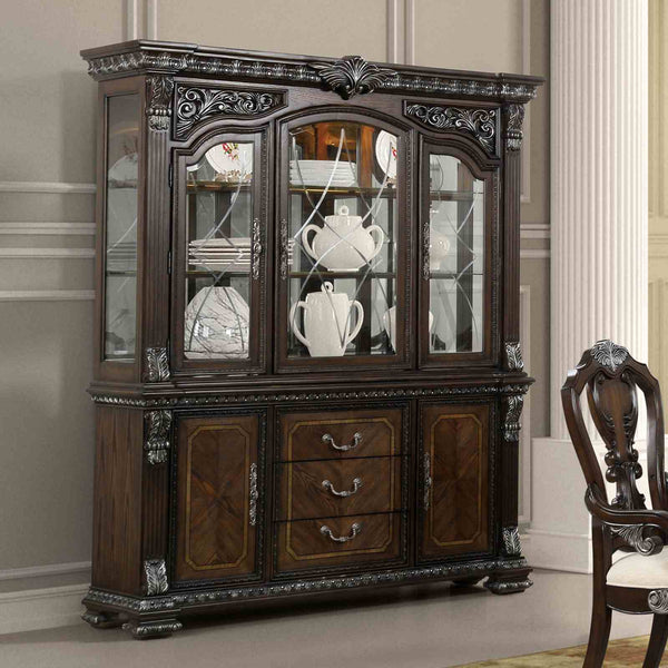 Promenade - Hutch And Buffet, Dark Brown