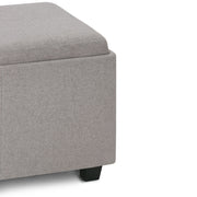Avalon - Upholstered Storage Ottoman - R&R Furniture Gallery (Fountain Valley, CA)