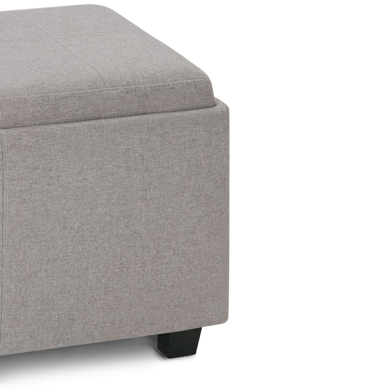 Avalon - Upholstered Storage Ottoman - R&R Furniture Gallery (Fountain Valley, CA)