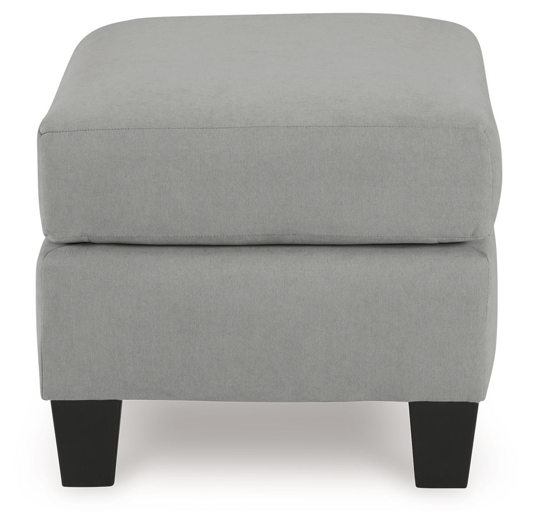 Adlai - Ottoman - Shadow - R&R Furniture Gallery (Fountain Valley, CA)