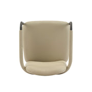 Modern Dining Chair (Set of 2) With Iron Frame - Espresso / Khaki - R&R Furniture Gallery (Fountain Valley, CA)