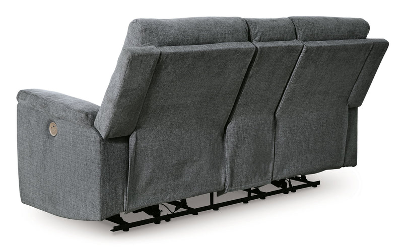 Barnsana - Dbl Power Reclining Loveseat With Console - R&R Furniture Gallery (Fountain Valley, CA)