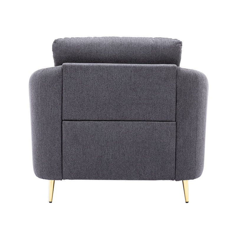 Yuina - Chair - Gray Linen - R&R Furniture Gallery (Fountain Valley, CA)